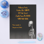 Prospectus 21,6 Cm X 24,94 Cm Squelette - Halloween Flyer (Simple)