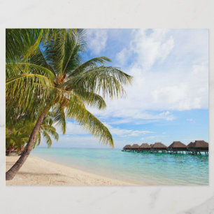 Prospectus 21,6 Cm X 24,94 Cm Station exotique