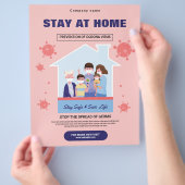 Prospectus 21,6 Cm X 24,94 Cm Stay At Home Campaign Flyer (main)