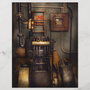 Prospectus 21,6 Cm X 24,94 Cm Steampunk - Retour dans la salle des machines