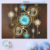 Prospectus 21,6 Cm X 24,94 Cm Steampunk Rusty Background (Simple)