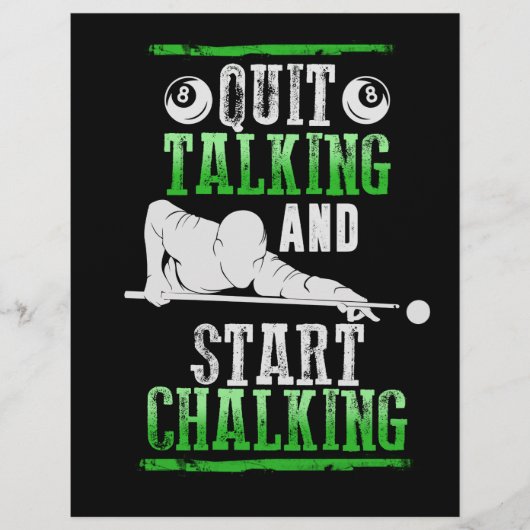 Prospectus 21,6 Cm X 24,94 Cm Style Billard (Devant)