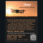 Prospectus 21,6 Cm X 24,94 Cm Sunset Drone Silhouette, société de location de dr<br><div class="desc">Sunset Drone Silhouette,  Compagnie De Location De Drone Flyers Publicitaires Par Le Magasin Carte de visite.</div>