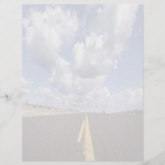 Prospectus 21,6 Cm X 24,94 Cm Sur la route no 2 Circulaire (Devant)