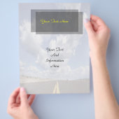 Prospectus 21,6 Cm X 24,94 Cm Sur le dépliant routier (main)