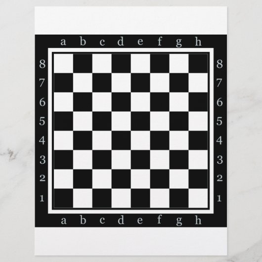Prospectus 21,6 Cm X 24,94 Cm table d'échecs classique (Devant)
