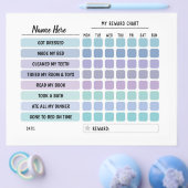 Prospectus 21,6 Cm X 24,94 Cm Tableau de récompenses Programme personnalisé Enfa (Simple)