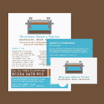 Prospectus 21,6 Cm X 24,94 Cm Tank Septique, Compagnie Septique, Ingénieur Septi<br><div class="desc">Septic Tank,  Septic Company,  Septic Engineer Circulaires Publicitaires Par Le Magasin Carte de visite.</div>