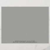 Prospectus 21,6 Cm X 24,94 Cm Tarif frontière simple gris 6 (Dos)