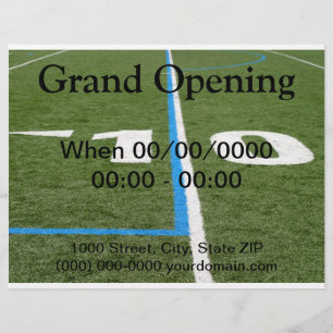 Prospectus 21,6 Cm X 24,94 Cm Terrain de Football Dix