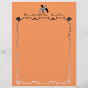 Prospectus 21,6 Cm X 24,94 Cm Têtes de lettre Grand Danois