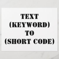 TEXTE (MOT-CLÉ) À (CODE COURT)
