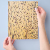Prospectus 21,6 Cm X 24,94 Cm texture en bois de palme (main)