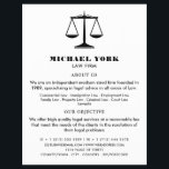 Prospectus 21,6 Cm X 24,94 Cm The Scales of Justice, Legal Services Advertising<br><div class="desc">The Scales of Justice,  Legal Services Advertising Flyers By The Business Card Store.</div>