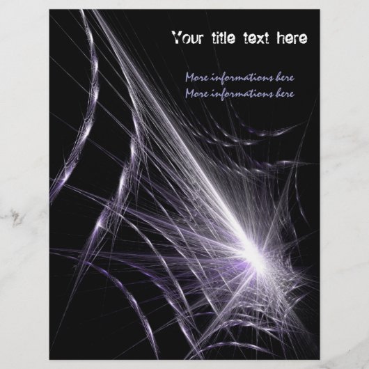 Prospectus 21,6 Cm X 24,94 Cm Toile d'araignée (Devant)