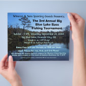 Prospectus 21,6 Cm X 24,94 Cm Tournoi de pêche (main)