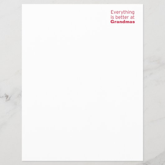 Prospectus 21,6 Cm X 24,94 Cm Tout est mieux chez Grand-mère (Devant)