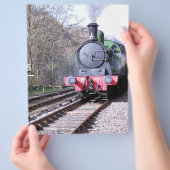 PROSPECTUS 21,6 CM X 24,94 CM TRAINS À VAPEUR (main)