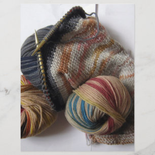 Prospectus 21,6 Cm X 24,94 Cm Tricot avec fils de laine