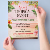 Prospectus 21,6 Cm X 24,94 Cm Tropical Caribbean Beach Party Event Flyer (main)