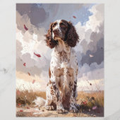 Prospectus 21,6 Cm X 24,94 Cm Trouvé un Spaniel Tear Off Flyer (Dos)