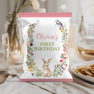 Prospectus 21,6 Cm X 24,94 Cm Un Enveloppeur Fleur sauvage Bunny Birthday Chip B
