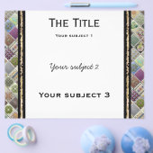 Prospectus 21,6 Cm X 24,94 Cm Une affiche à l'ancienne (Simple)