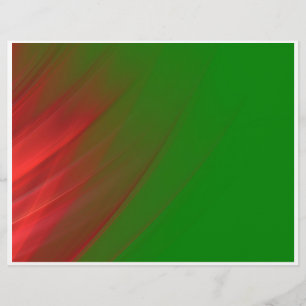 Prospectus 21,6 Cm X 24,94 Cm vert et rouge