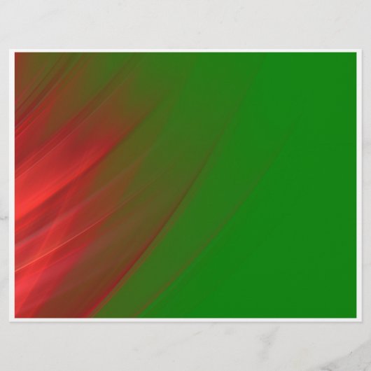 Prospectus 21,6 Cm X 24,94 Cm vert et rouge (Devant)