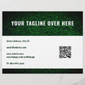 Prospectus 21,6 Cm X 24,94 Cm Vert professionnel moderne (Dos)