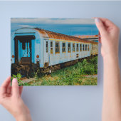 Prospectus 21,6 Cm X 24,94 Cm Vieux train (main)