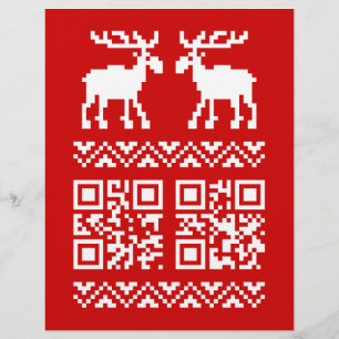 Prospectus 21,6 Cm X 24,94 Cm Vilain Sweater QR Code Bonne année!