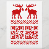 Prospectus 21,6 Cm X 24,94 Cm Vilain Sweater QR Code Bonne année! (Dos)