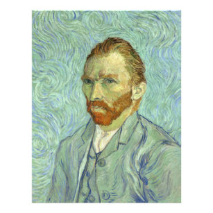 Prospectus 21,6 Cm X 24,94 Cm Vincent Van Gogh Autoportrait Peinture d'art