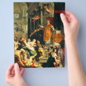 Prospectus 21,6 Cm X 24,94 Cm Visions d'Ignace par Peter Paul Rubens (main)