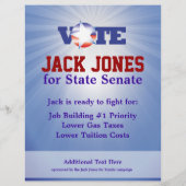 Prospectus 21,6 Cm X 24,94 Cm Vote Modèle du prospectus Sénat (Dos)