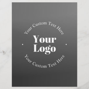 Prospectus 21,6 Cm X 24,94 Cm Votre logo ou design d'entreprise & texte modifiab