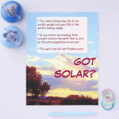 PROSPECTUS 21,6 CM X 24,94 CM VOUS AVEZ SOLAR ? (Simple)