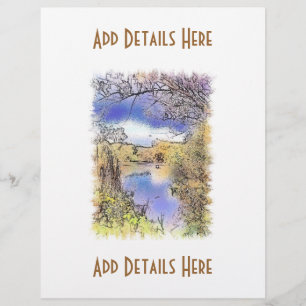 PROSPECTUS 21,6 CM X 24,94 CM VUES SUR L'ANGLETERRE