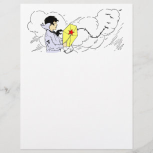 Prospectus 21,6 Cm X 24,94 Cm Windy Kite Flying Day Flyer Modèle