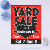 Prospectus 21,6 Cm X 24,94 Cm YARD VENTE flyer/affiche personnalisable (Simple)