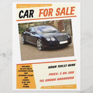 Prospectus 21,6 Cm X 24,94 Cm Your car for sale flyer