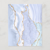 prospectus à agate bleu pastel (Dos)