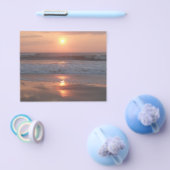 Prospectus Coucher de soleil rose sur la plage (Simple)