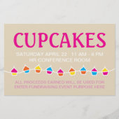 prospectus de vente de cupcake (Devant)