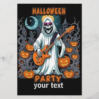 Prospectus flyer de la fête d'halloween