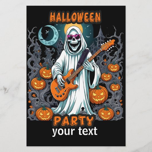 Prospectus flyer de la fête d'halloween (Devant)