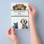Prospectus Jour de l'adoption des animaux (Poignée)
