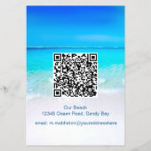 Prospectus Location vacances QR Code Ocean Beach Information (Dos)