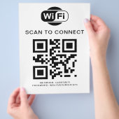 Prospectus Mot de passe Wifi | Analyse du code QR pour se con (main)